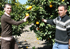 Gaetano D'Imprima (a sinistra, figlio di Giuseppe), insieme al responsabile per la gestione aziendale, Bruno Agnello.