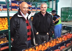 Giancarlo Sparacino, insieme a Giuseppe Pasciuta, presidente del Consorzio Arancia di Ribera DOP.