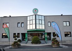 Si e' svolta dal 3 al 5 aprile 2009 a Lagnasco (CN) la tradizionale mostra mercato Fruttinfiore. Nella foto, la sede di Asprofrut, una delle principali organizzazioni di produttori del luogo e tra gli organizzatori dell'evento.