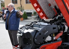 Motore allo scoperto.