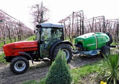 Prova di trazione di un irroratore.