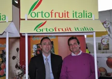 Da sinistra a destra: Carlo Manzo e Domenico Paschetta (presidente Ortofruit Italia).