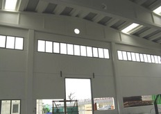 La nuova area adibita a magazzino e sala di lavorazione si sviluppa su una superficie complessiva di 13.000 mq.