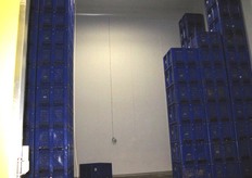 L'interno di una delle nuove celle frigo.