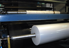 dettaglio della bobina di polipropilene.