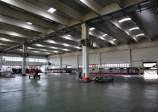 "Sala dedicata solo all'attivita' di selezione delle piante per il vivaio, parte integrante delle attivita' dell'azienda Salvi. In una diversa parte dell'anno, questa sala si converte alla lavorazione dello Zespri GOLD, con una linea di lavorazione a mano, realizzata da Unitec su specifico progetto di Salvi. "Il kiwi giallo e' infatti un prodotto molto delicato, che necessita di particolare cura", spiega Marco Salvi."