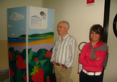 Amedeo Silletti e Tonia Colella, entrambi tecnici dell’Azienda Sperimentale “Pantanello” di Metaponto.