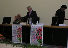 Momento delle conclusioni del convegno di Vincenzo Viti, Assessore Agricoltura e SREM della Regione Basilicata (sinistra nella foto).