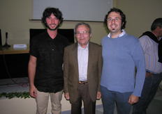 Da sinistra a destra, Pierpaoli Emanuele, Franco Mattatelli (papa' di Biagio) e Pasquale Losciale.