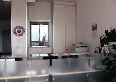 L'interno degli uffici.