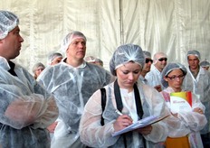 Il pubblico dei visitatori.