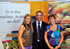 Da sinistra a destra: Serena Pittella (Product Manager), Giuseppe Battagliola (Presidente) e Valerie Hoff (Responsabile Marketing).