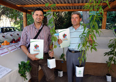 Vito Vitelli e Lucio Iocoli erano presenti in rappresentanza del COVIL - Consorzio Vivaisti Lucani.