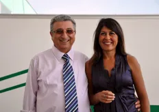 Gianni Bonora, direttore di CPR System e amministratore delegato di CPR Servizi, insieme a Yliana Gonzalez, assistente direzione.