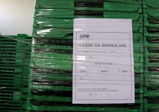 Quando le cassette presentano difetti o ammaccature, vengono avviate alla granulazione e ridotte dunque di nuovo al loro stato primigenio, dal quale verranno formati nuovi imballaggi.