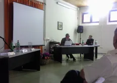 Il Prof. Carmine Damiano del CRA, durante il suo intervento.