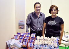 Regione Abruzzo. Gaetano e Virginia Lucantoni, in rappresentanza di Eurogarlic.