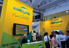 Lo stand Alegra si trova appena varcato l'ingresso principale della fiera.