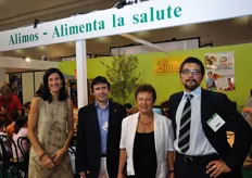 In rappresentanza di Alimos: Annalisa Brighi (Area Progettazione), Filippo Mazzoni (Ufficio Tecnico), Tiziana Nasolini (Area Progettazione) e Massimo Brusaporci (Direttore).