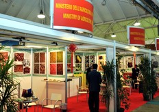 Stand del ministero cinese dell'agricoltura.