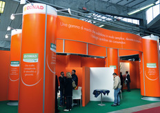 Quest'anno ha partecipato a Macfrut anche la GDO (Grande Distribuzione Organizzata). Qui vediamo lo stand della Conad.