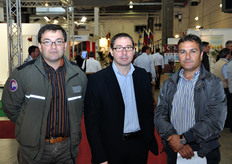 In rappresentanza di Euro Ortofrutticola del Trigno: Nicola Di Lello, Piero Spidalieri e Nicolino Torricella.