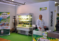 Stand Bonduelle con chef.
