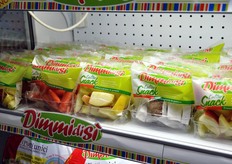 Snack di frutta e verdura.