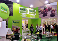 Lo stand collettivo di From, il nuovo brand per i mercati esteri delle mele prodotte in Trentino-Alto Adige.