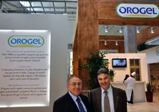 Giuseppe Maldini (Presidente Orogel Fresco) insieme a Maurizio Zappatore (Direttore Commerciale Orogel).