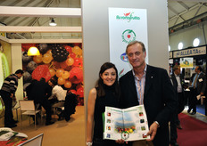 Alessandra e Domenico Sacchetto, in rappresentanza di Piemonte Asprofrut.