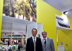 Dalla Regione Puglia in visita al Macfrut, Giuseppe Lamacchia (ICE) e Giacomo Suglia (APEO Puglia).