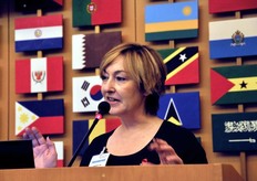 Sue Longley ha ripercorso, con l'aiuto di alcune slides, la strada che ha portato fino alla riunione di Roma, un percorso cominciato nel lontano 1998!