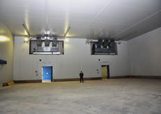 L'interno di una mega-cella da ben mille tonnellate di capacita'.