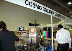 Stand Cosmo Srl, all'interno del quale abbiamo trovate le aziende Cappiello e Ambruosi.