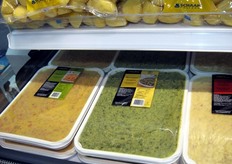 Dettaglio prodotti esposti presso lo stand Schaap Holland.