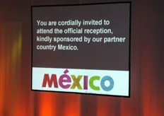 I partecipanti sono stati infatti invitati - come da tradizione - ad un ricevimento organizzato dal paese partner del Fruit Logistica: quest'anno l'onore e' toccato al Messico!
