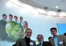 Angelo Marazia, Michele Curci e Giovanni Arcangeli in rappresentanza della Bayer CropScience.