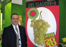 Un rappresentante dell'azienda Del Gaudio, di cui Pino del Gaudio e' il Presidente.