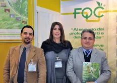 Antonio Martino, Nicoletta Tugnoli e Remo La Farciola presso lo stand FQC-Food Quality Center.