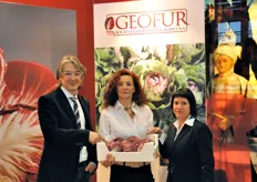 Dario Azzolini, Cristiana Furiani e Alessandra confermano che il Radicchio di Chioggia e' protagonista nell'assortimento dell'azienda Geofur.