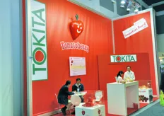 Stand dell'azienda sementiera giapponese Tokita, che ha recentemente aperto una filiale anche in Italia.