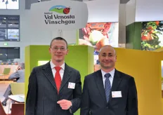 In rappresentanza di VIP-Val Venosta, Fabio Zanesco, responsabile commerciale e Michael Grasser, direttore marketing.