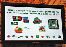 La strategia di Monsanto e' quella di lavorare con i propri partners al fine di offrire al mercato prodotti ortofrutticoli gustosi, freschi e sicuri.