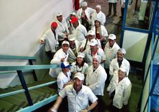 Dentro la stazione di confezionamento della Mono Azul.