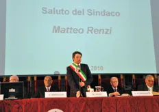 Il saluto del Sindaco di Firenze, Matteo Renzi.