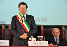 Il Sindaco di Firenze, Matteo Renzi, e il Presidente dell'Accademia dei Georgofili, Franco Scaramuzzi.