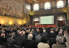 Il Salone dei Cinquecento di Palazzo Vecchio a Firenze ha ospitato la cerimonia.