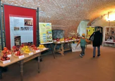 La mostra pomologica, allestita nel Castello dei Tapparelli d’Azeglio di Lagnasco (CN), recentemente restaurato.