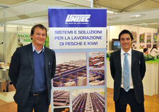 Volti giovani presso lo stand Unitec.